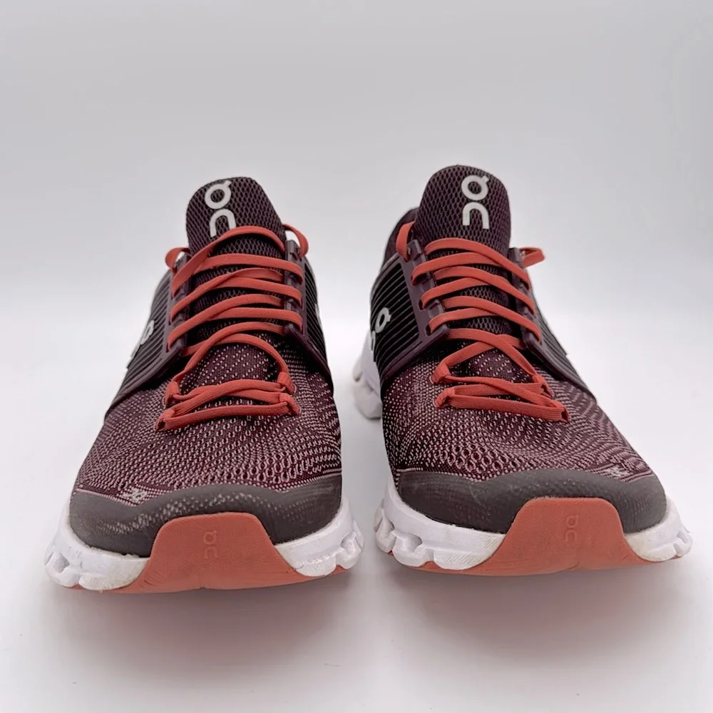 On Running Women’s Plum /dawn Running shoes lace up cloudswift mesh Sneakers 9.5